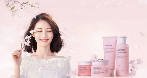 Bộ Dưỡng Da Innisfree Jeju Cherry Blossom Cream & Special Gift
